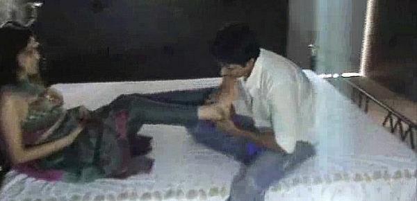  Indian whore in churidar foot worship